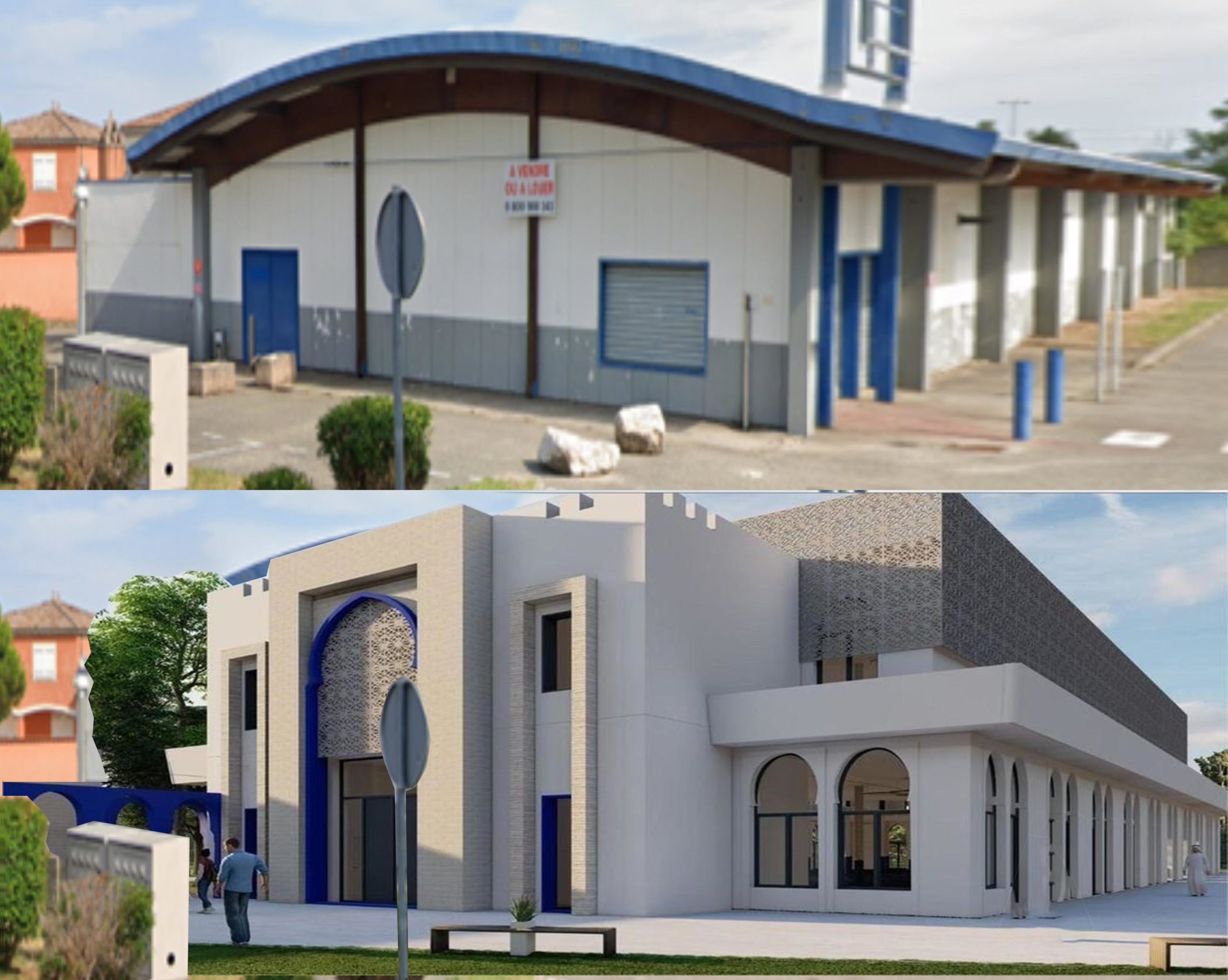 Bâtiment actuel — phase préparation